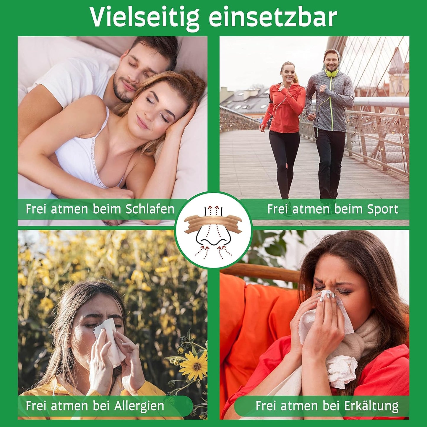 120x Extra Starke Nasenpflaster gegen Schnarchen-Anti Schnarch Nasenstrips
