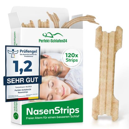 120x Extra Starke Nasenpflaster gegen Schnarchen-Anti Schnarch Nasenstrips