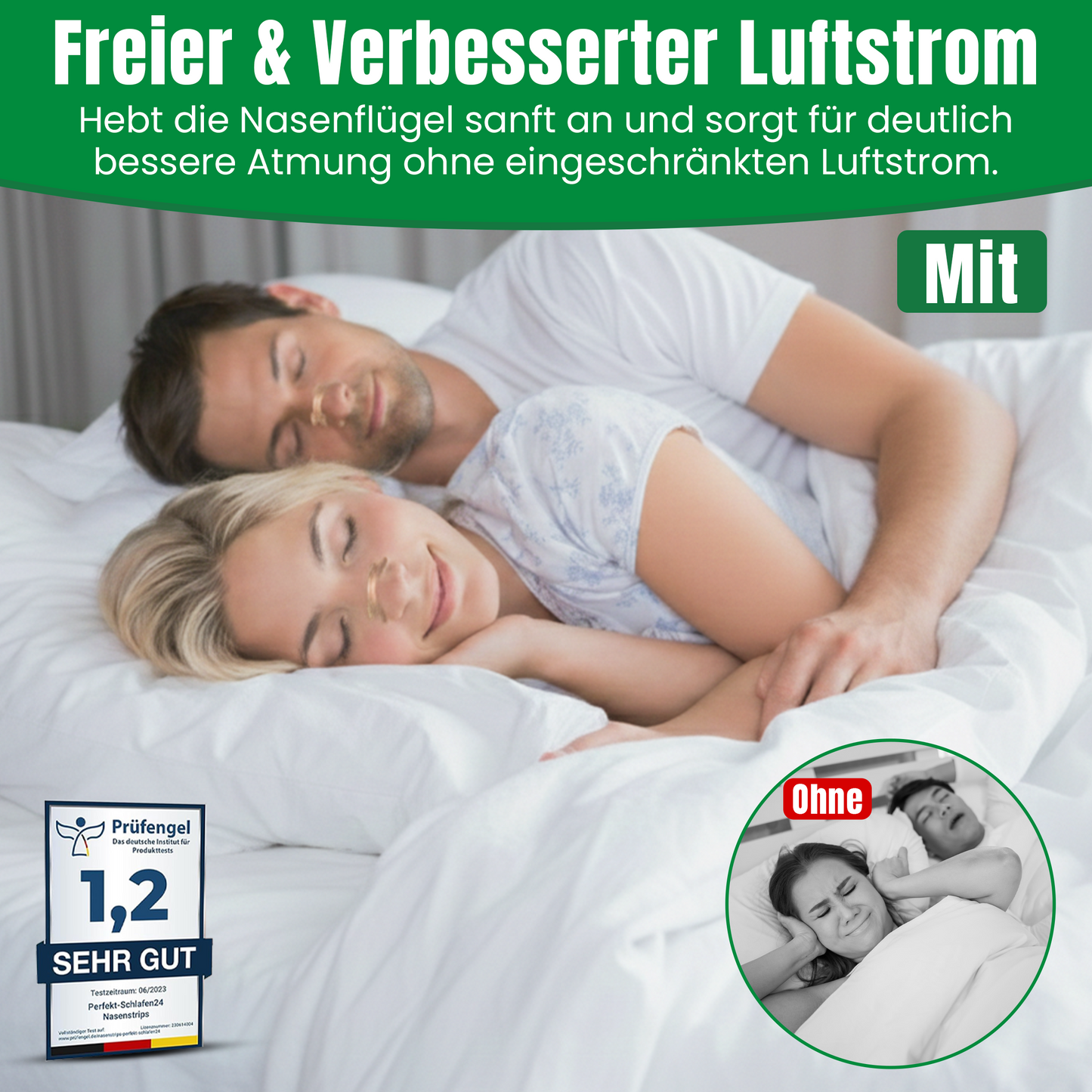 Nasenpflaster gegen Schnarchen – 120x Braun Schnarchstopper Nose Strips | Extra Stark Anti Schnarch Nasenstrips