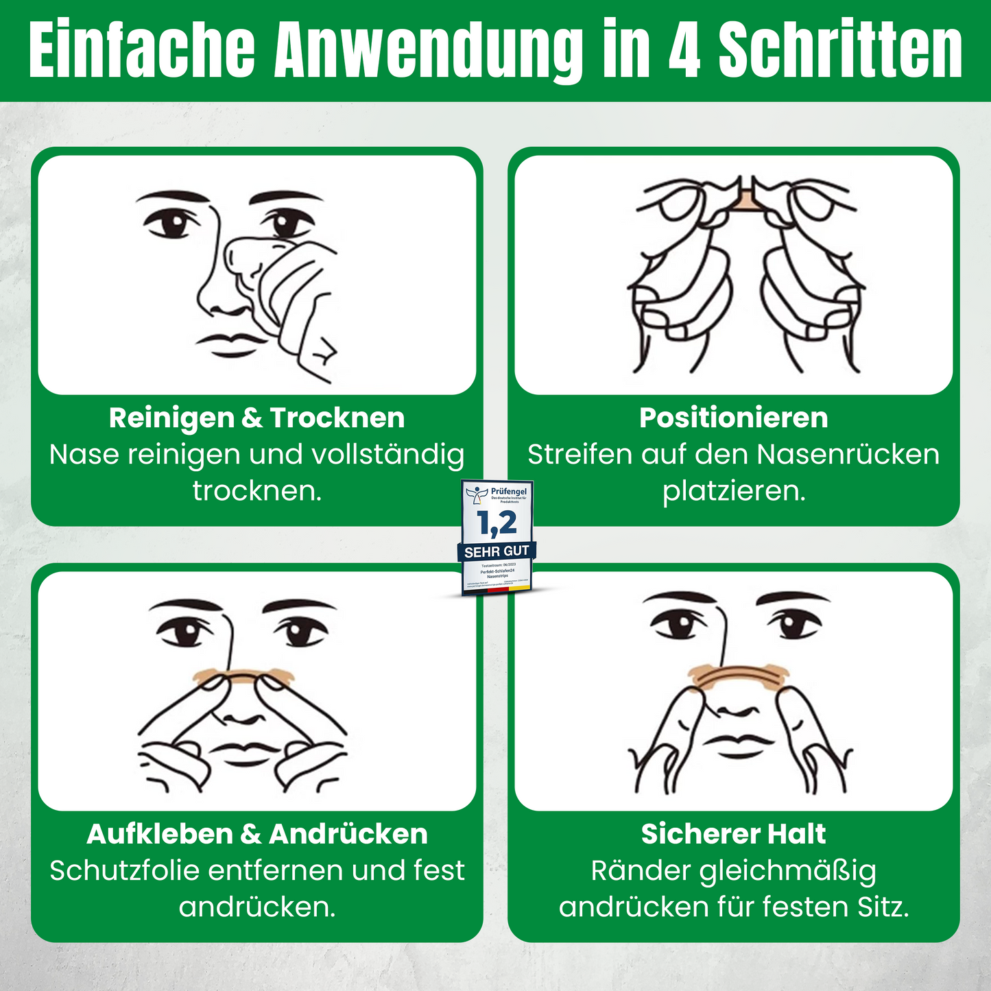 Nasenpflaster gegen Schnarchen – 120x Braun Schnarchstopper Nose Strips | Extra Stark Anti Schnarch Nasenstrips