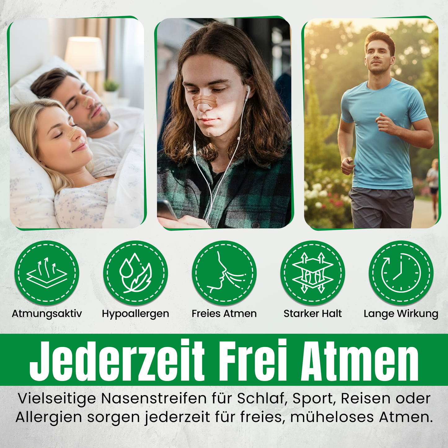 Nasenpflaster gegen Schnarchen – 120x Braun Schnarchstopper Nose Strips | Extra Stark Anti Schnarch Nasenstrips