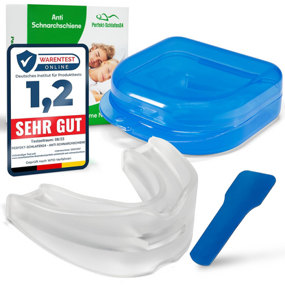 Anti Schnarch Schiene gegen Schnarchen – Schnarchstopper Knirscherschiene für Nacht | Sofort Einsatzbereit Zahnschiene